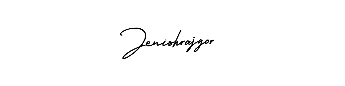 Use a signature maker to create a handwritten signature online. With this signature software, you can design (AmerikaSignatureDemo-Regular) your own signature for name Jenishrajgor. Jenishrajgor signature style 3 images and pictures png