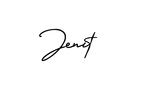 How to make Jenit signature? AmerikaSignatureDemo-Regular is a professional autograph style. Create handwritten signature for Jenit name. Jenit signature style 3 images and pictures png
