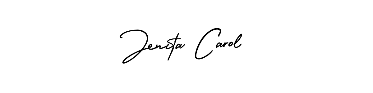 Make a short Jenita Carol signature style. Manage your documents anywhere anytime using AmerikaSignatureDemo-Regular. Create and add eSignatures, submit forms, share and send files easily. Jenita Carol signature style 3 images and pictures png