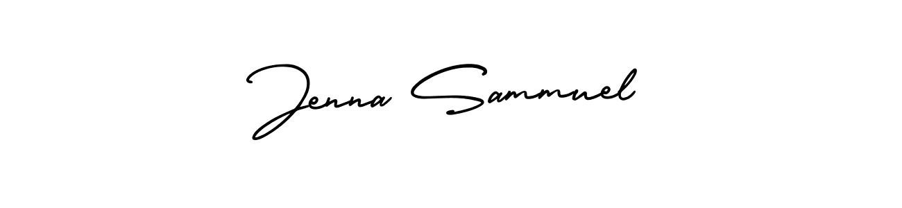 AmerikaSignatureDemo-Regular is a professional signature style that is perfect for those who want to add a touch of class to their signature. It is also a great choice for those who want to make their signature more unique. Get Jenna Sammuel name to fancy signature for free. Jenna Sammuel signature style 3 images and pictures png