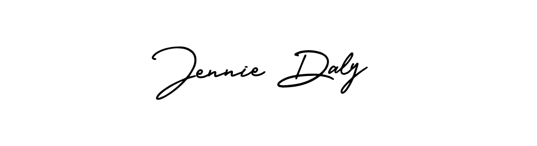 How to make Jennie Daly signature? AmerikaSignatureDemo-Regular is a professional autograph style. Create handwritten signature for Jennie Daly name. Jennie Daly signature style 3 images and pictures png