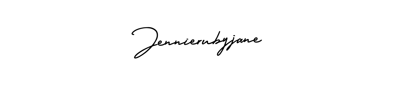 How to Draw Jennierubyjane signature style? AmerikaSignatureDemo-Regular is a latest design signature styles for name Jennierubyjane. Jennierubyjane signature style 3 images and pictures png