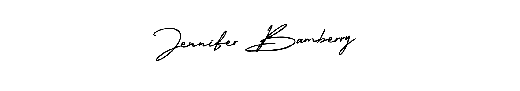 Make a beautiful signature design for name Jennifer Bamberry. With this signature (AmerikaSignatureDemo-Regular) style, you can create a handwritten signature for free. Jennifer Bamberry signature style 3 images and pictures png