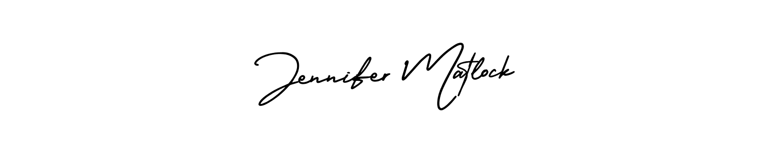 How to make Jennifer Matlock name signature. Use AmerikaSignatureDemo-Regular style for creating short signs online. This is the latest handwritten sign. Jennifer Matlock signature style 3 images and pictures png