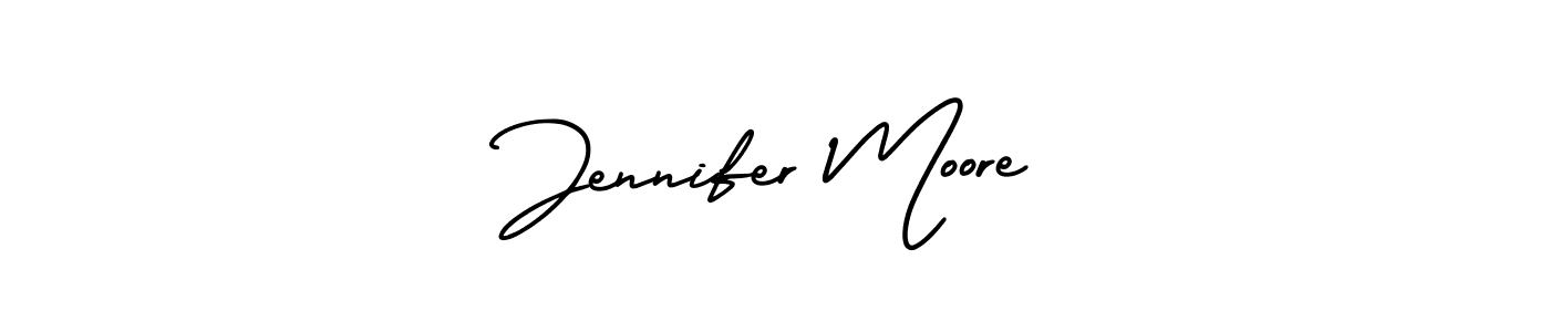 Create a beautiful signature design for name Jennifer Moore. With this signature (AmerikaSignatureDemo-Regular) fonts, you can make a handwritten signature for free. Jennifer Moore signature style 3 images and pictures png
