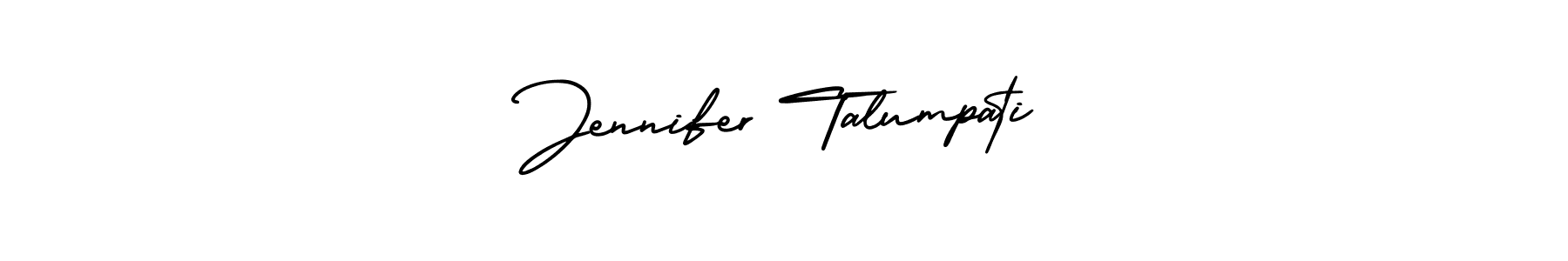 Also we have Jennifer Talumpati name is the best signature style. Create professional handwritten signature collection using AmerikaSignatureDemo-Regular autograph style. Jennifer Talumpati signature style 3 images and pictures png