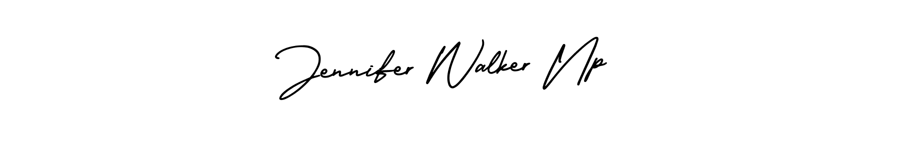 Make a beautiful signature design for name Jennifer Walker Np. With this signature (AmerikaSignatureDemo-Regular) style, you can create a handwritten signature for free. Jennifer Walker Np signature style 3 images and pictures png