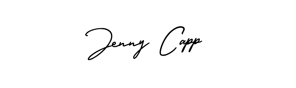 This is the best signature style for the Jenny Capp name. Also you like these signature font (AmerikaSignatureDemo-Regular). Mix name signature. Jenny Capp signature style 3 images and pictures png