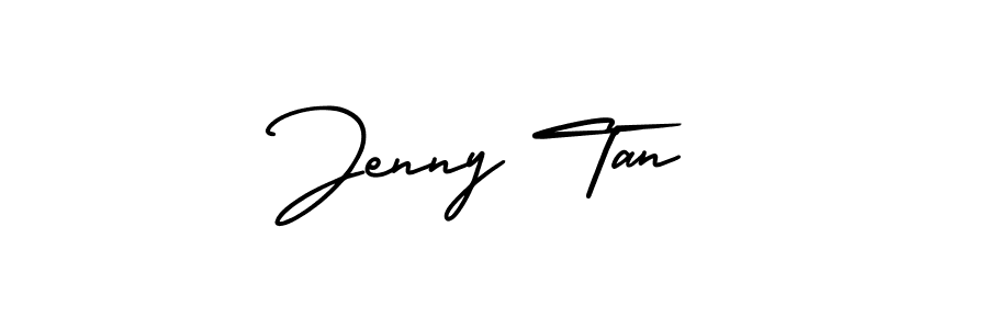 Design your own signature with our free online signature maker. With this signature software, you can create a handwritten (AmerikaSignatureDemo-Regular) signature for name Jenny Tan. Jenny Tan signature style 3 images and pictures png