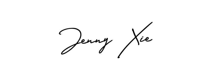 Create a beautiful signature design for name Jenny Xie. With this signature (AmerikaSignatureDemo-Regular) fonts, you can make a handwritten signature for free. Jenny Xie signature style 3 images and pictures png