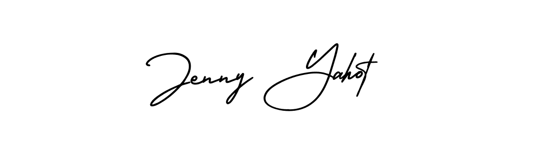 Create a beautiful signature design for name Jenny Yahot. With this signature (AmerikaSignatureDemo-Regular) fonts, you can make a handwritten signature for free. Jenny Yahot signature style 3 images and pictures png
