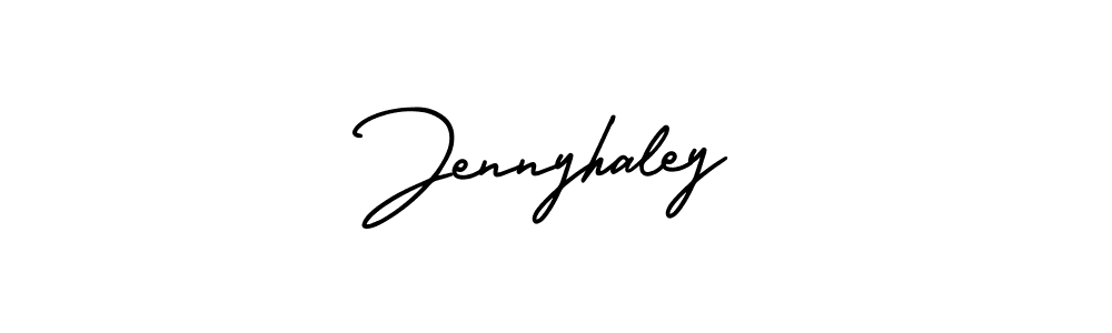 if you are searching for the best signature style for your name Jennyhaley. so please give up your signature search. here we have designed multiple signature styles  using AmerikaSignatureDemo-Regular. Jennyhaley signature style 3 images and pictures png