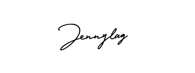 Use a signature maker to create a handwritten signature online. With this signature software, you can design (AmerikaSignatureDemo-Regular) your own signature for name Jennylag. Jennylag signature style 3 images and pictures png