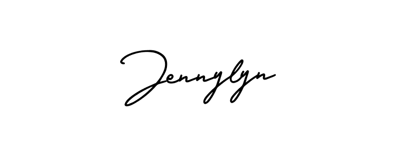 Make a beautiful signature design for name Jennylyn. With this signature (AmerikaSignatureDemo-Regular) style, you can create a handwritten signature for free. Jennylyn signature style 3 images and pictures png
