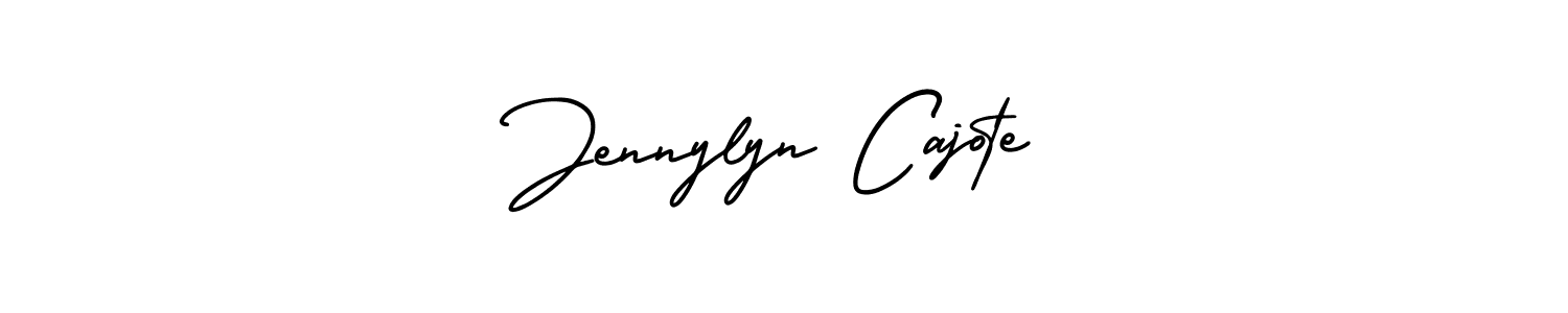 Design your own signature with our free online signature maker. With this signature software, you can create a handwritten (AmerikaSignatureDemo-Regular) signature for name Jennylyn Cajote. Jennylyn Cajote signature style 3 images and pictures png