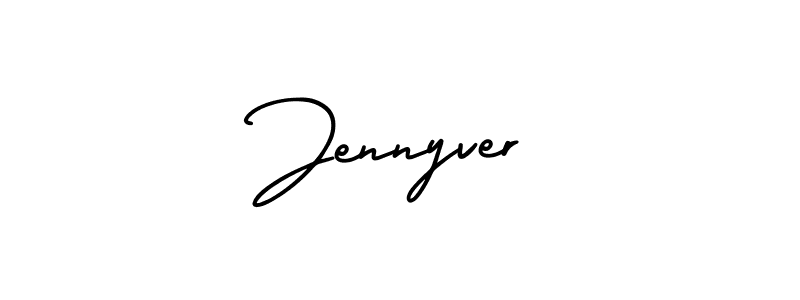 Here are the top 10 professional signature styles for the name Jennyver. These are the best autograph styles you can use for your name. Jennyver signature style 3 images and pictures png