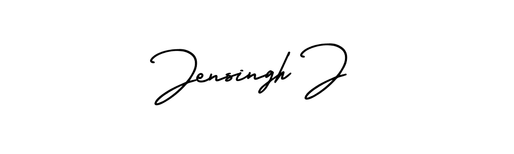 Best and Professional Signature Style for Jensingh J. AmerikaSignatureDemo-Regular Best Signature Style Collection. Jensingh J signature style 3 images and pictures png
