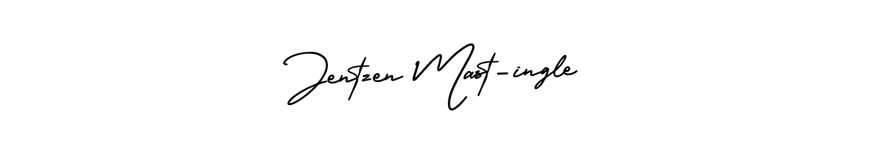 How to make Jentzen Mast-ingle signature? AmerikaSignatureDemo-Regular is a professional autograph style. Create handwritten signature for Jentzen Mast-ingle name. Jentzen Mast-ingle signature style 3 images and pictures png