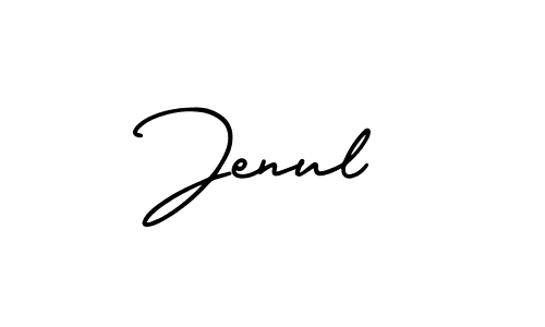 It looks lik you need a new signature style for name Jenul. Design unique handwritten (AmerikaSignatureDemo-Regular) signature with our free signature maker in just a few clicks. Jenul signature style 3 images and pictures png