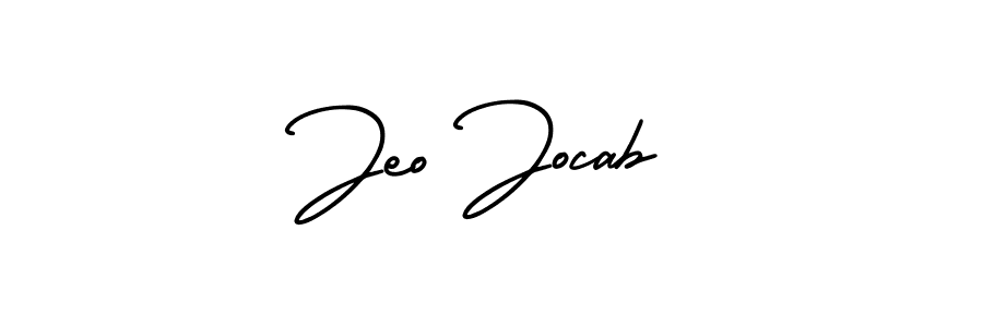 AmerikaSignatureDemo-Regular is a professional signature style that is perfect for those who want to add a touch of class to their signature. It is also a great choice for those who want to make their signature more unique. Get Jeo Jocab name to fancy signature for free. Jeo Jocab signature style 3 images and pictures png