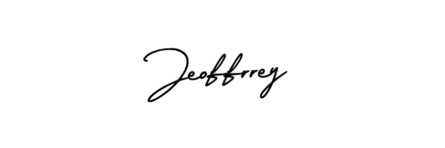 The best way (AmerikaSignatureDemo-Regular) to make a short signature is to pick only two or three words in your name. The name Jeoffrrey include a total of six letters. For converting this name. Jeoffrrey signature style 3 images and pictures png