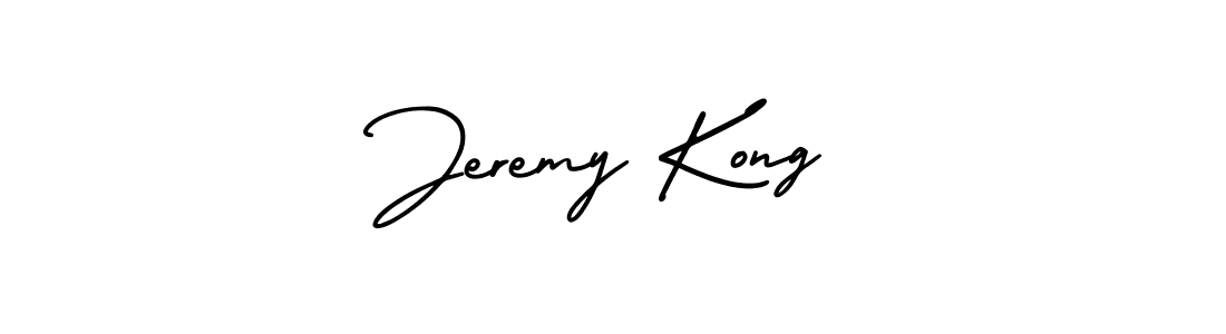 Use a signature maker to create a handwritten signature online. With this signature software, you can design (AmerikaSignatureDemo-Regular) your own signature for name Jeremy Kong. Jeremy Kong signature style 3 images and pictures png