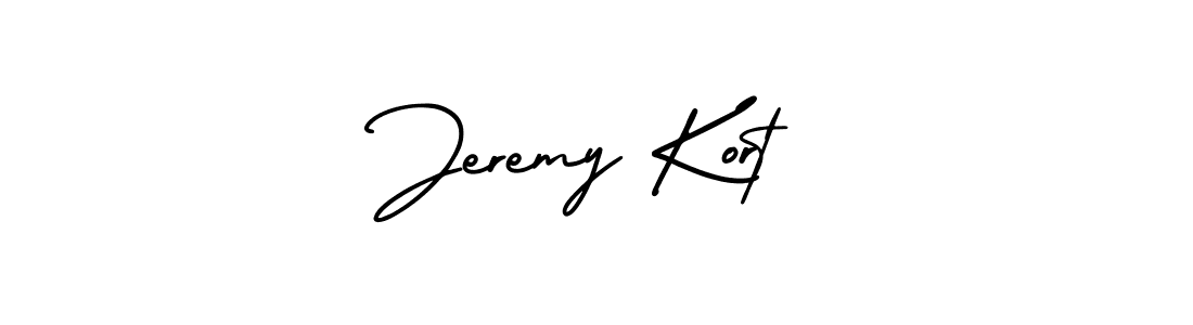 Use a signature maker to create a handwritten signature online. With this signature software, you can design (AmerikaSignatureDemo-Regular) your own signature for name Jeremy Kort. Jeremy Kort signature style 3 images and pictures png