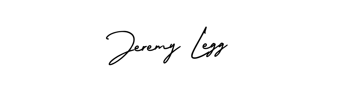 You should practise on your own different ways (AmerikaSignatureDemo-Regular) to write your name (Jeremy Legg) in signature. don't let someone else do it for you. Jeremy Legg signature style 3 images and pictures png