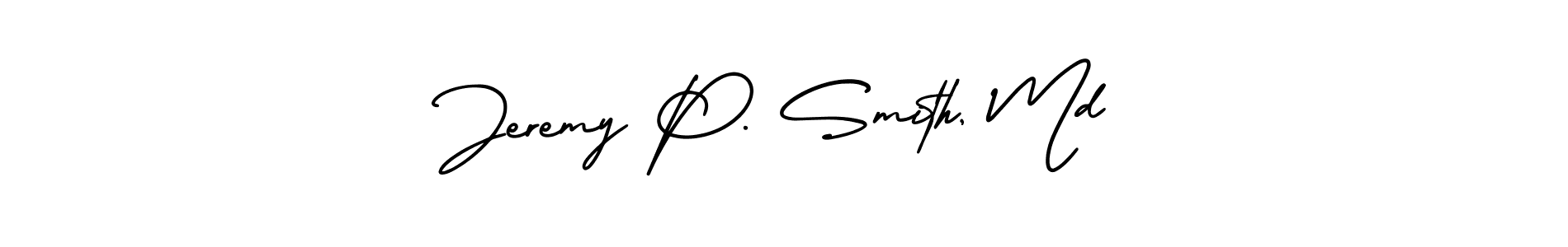 Make a short Jeremy P. Smith, Md signature style. Manage your documents anywhere anytime using AmerikaSignatureDemo-Regular. Create and add eSignatures, submit forms, share and send files easily. Jeremy P. Smith, Md signature style 3 images and pictures png