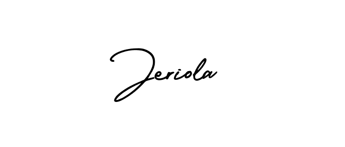 Design your own signature with our free online signature maker. With this signature software, you can create a handwritten (AmerikaSignatureDemo-Regular) signature for name Jeriola. Jeriola signature style 3 images and pictures png
