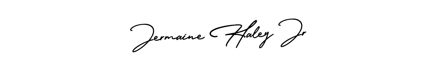 Also You can easily find your signature by using the search form. We will create Jermaine Haley Jr name handwritten signature images for you free of cost using AmerikaSignatureDemo-Regular sign style. Jermaine Haley Jr signature style 3 images and pictures png