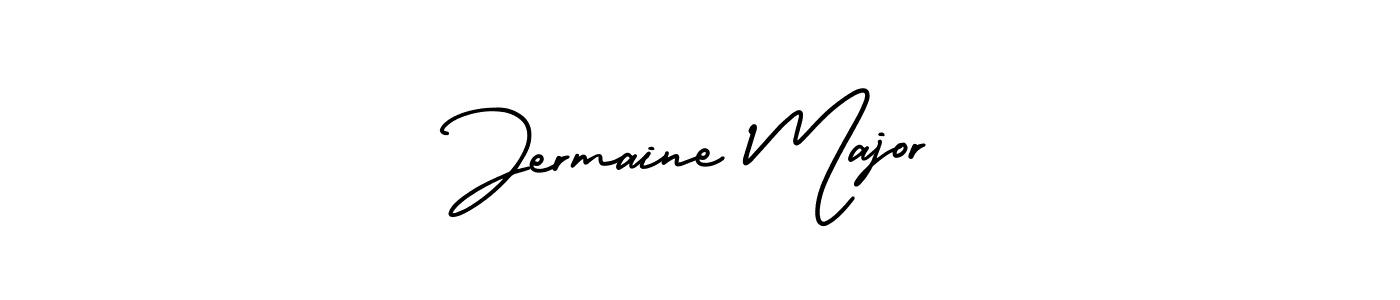 Use a signature maker to create a handwritten signature online. With this signature software, you can design (AmerikaSignatureDemo-Regular) your own signature for name Jermaine Major. Jermaine Major signature style 3 images and pictures png