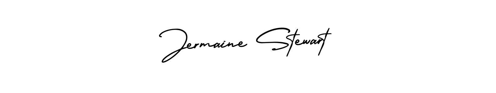 How to make Jermaine Stewart name signature. Use AmerikaSignatureDemo-Regular style for creating short signs online. This is the latest handwritten sign. Jermaine Stewart signature style 3 images and pictures png