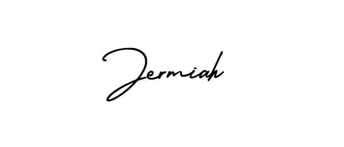 How to Draw Jermiah signature style? AmerikaSignatureDemo-Regular is a latest design signature styles for name Jermiah. Jermiah signature style 3 images and pictures png