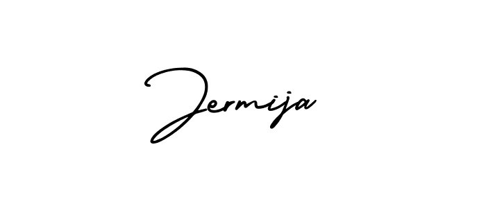 if you are searching for the best signature style for your name Jermija. so please give up your signature search. here we have designed multiple signature styles  using AmerikaSignatureDemo-Regular. Jermija signature style 3 images and pictures png