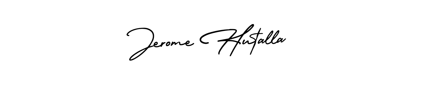 Jerome Hutalla stylish signature style. Best Handwritten Sign (AmerikaSignatureDemo-Regular) for my name. Handwritten Signature Collection Ideas for my name Jerome Hutalla. Jerome Hutalla signature style 3 images and pictures png