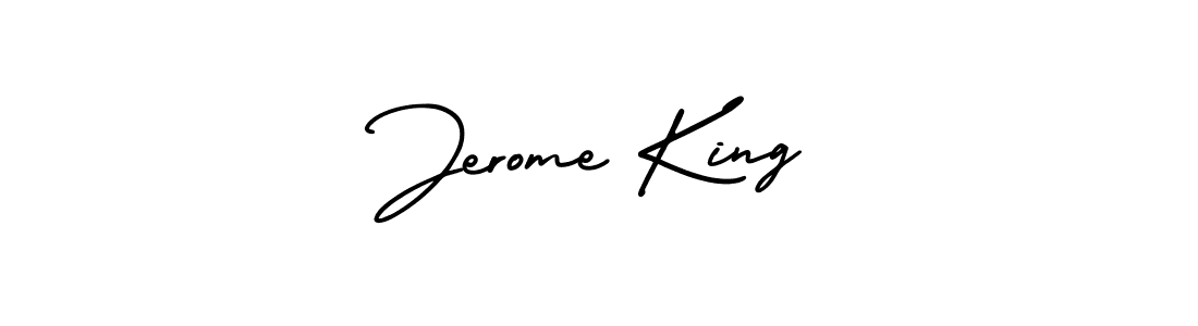 Similarly AmerikaSignatureDemo-Regular is the best handwritten signature design. Signature creator online .You can use it as an online autograph creator for name Jerome King. Jerome King signature style 3 images and pictures png