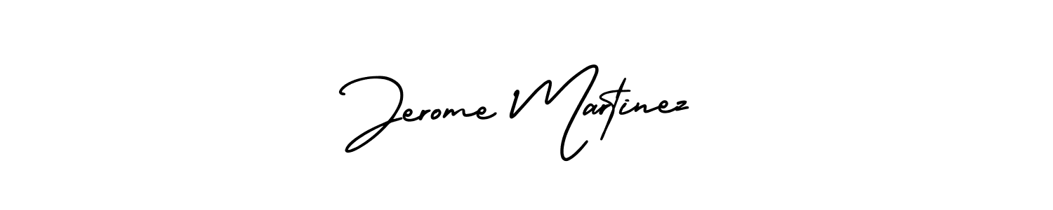 It looks lik you need a new signature style for name Jerome Martinez. Design unique handwritten (AmerikaSignatureDemo-Regular) signature with our free signature maker in just a few clicks. Jerome Martinez signature style 3 images and pictures png