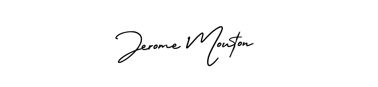 Make a beautiful signature design for name Jerome Mouton. With this signature (AmerikaSignatureDemo-Regular) style, you can create a handwritten signature for free. Jerome Mouton signature style 3 images and pictures png