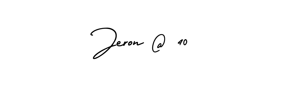 Here are the top 10 professional signature styles for the name Jeron @ 40. These are the best autograph styles you can use for your name. Jeron @ 40 signature style 3 images and pictures png