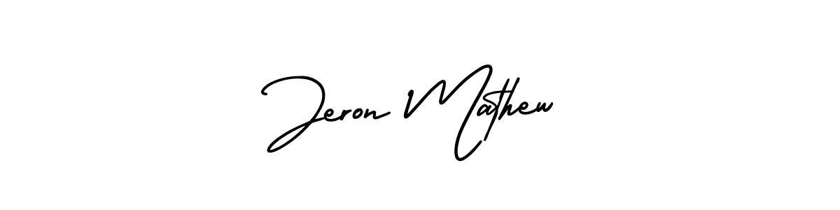 Check out images of Autograph of Jeron Mathew name. Actor Jeron Mathew Signature Style. AmerikaSignatureDemo-Regular is a professional sign style online. Jeron Mathew signature style 3 images and pictures png
