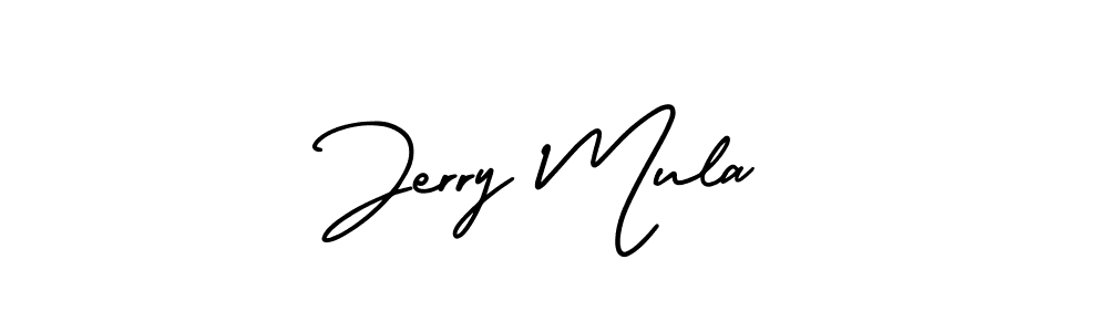 Also You can easily find your signature by using the search form. We will create Jerry Mula name handwritten signature images for you free of cost using AmerikaSignatureDemo-Regular sign style. Jerry Mula signature style 3 images and pictures png