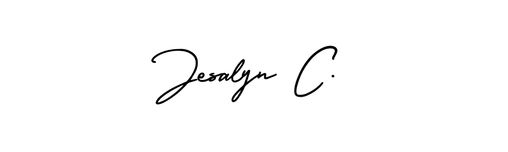 You can use this online signature creator to create a handwritten signature for the name Jesalyn C.. This is the best online autograph maker. Jesalyn C. signature style 3 images and pictures png