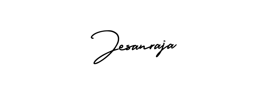 Jesanraja stylish signature style. Best Handwritten Sign (AmerikaSignatureDemo-Regular) for my name. Handwritten Signature Collection Ideas for my name Jesanraja. Jesanraja signature style 3 images and pictures png