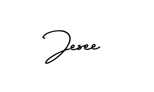 Similarly AmerikaSignatureDemo-Regular is the best handwritten signature design. Signature creator online .You can use it as an online autograph creator for name Jesee. Jesee signature style 3 images and pictures png