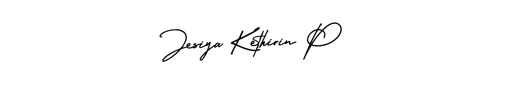 Create a beautiful signature design for name Jesiya Kethirin P. With this signature (AmerikaSignatureDemo-Regular) fonts, you can make a handwritten signature for free. Jesiya Kethirin P signature style 3 images and pictures png