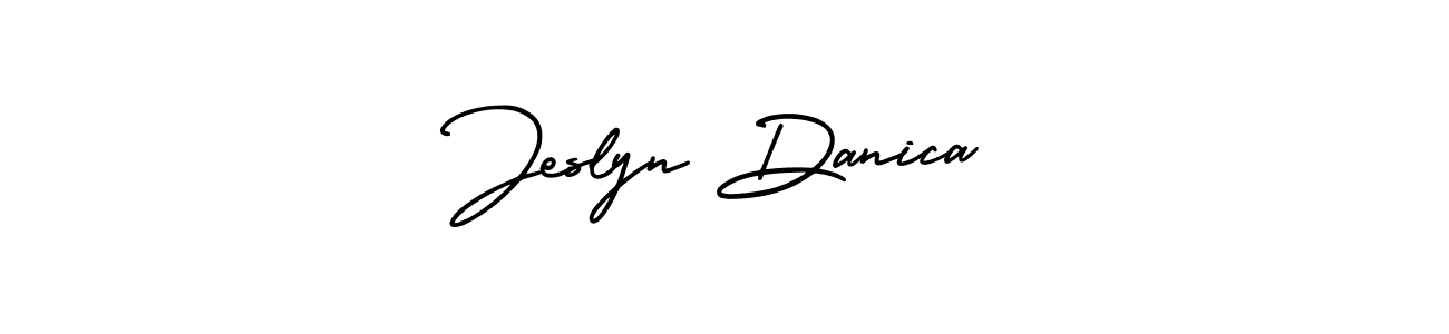 AmerikaSignatureDemo-Regular is a professional signature style that is perfect for those who want to add a touch of class to their signature. It is also a great choice for those who want to make their signature more unique. Get Jeslyn Danica name to fancy signature for free. Jeslyn Danica signature style 3 images and pictures png