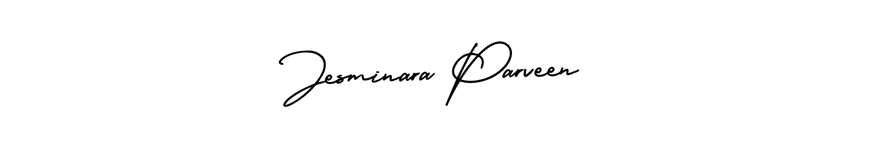 Create a beautiful signature design for name Jesminara Parveen. With this signature (AmerikaSignatureDemo-Regular) fonts, you can make a handwritten signature for free. Jesminara Parveen signature style 3 images and pictures png