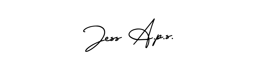 Once you've used our free online signature maker to create your best signature AmerikaSignatureDemo-Regular style, it's time to enjoy all of the benefits that Jess A.p.s. name signing documents. Jess A.p.s. signature style 3 images and pictures png