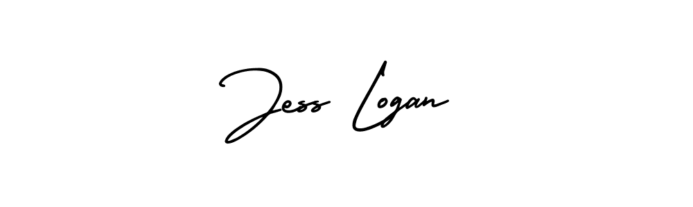 Design your own signature with our free online signature maker. With this signature software, you can create a handwritten (AmerikaSignatureDemo-Regular) signature for name Jess Logan. Jess Logan signature style 3 images and pictures png